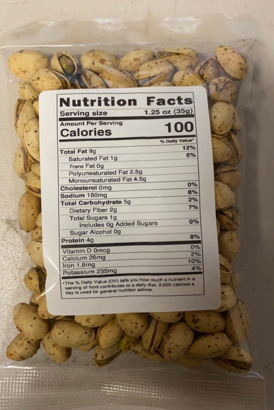 Salt N Pepper Pistachios