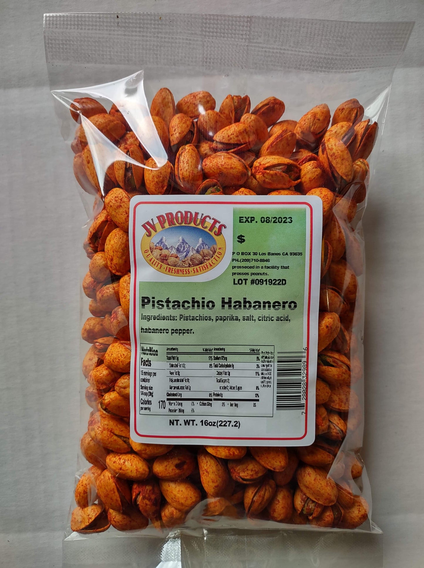 Pistachio Habanero 1 Lb.
