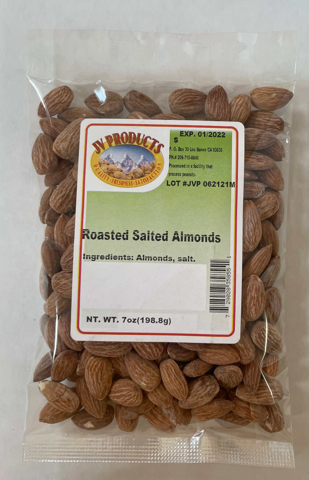 Roasted Salted Almonds 7oz.