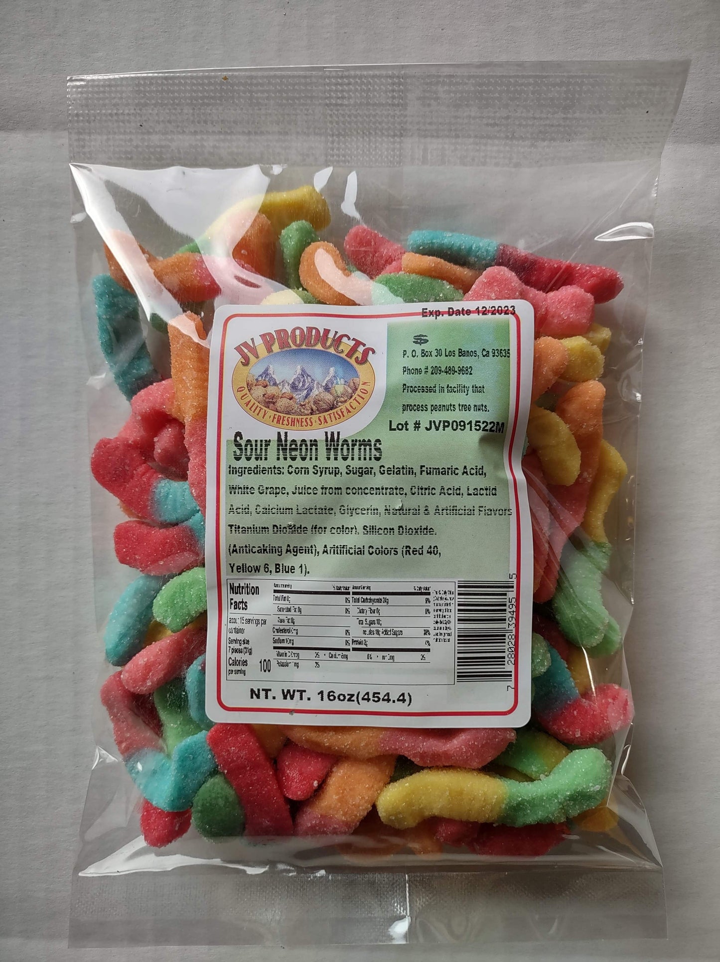 Sour Neon Worms